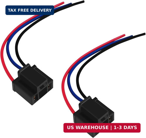 Headlight wire socket - h4,